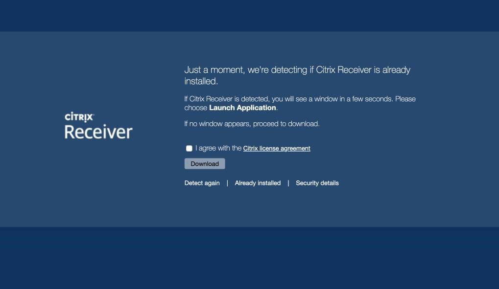 Citrix installer download page