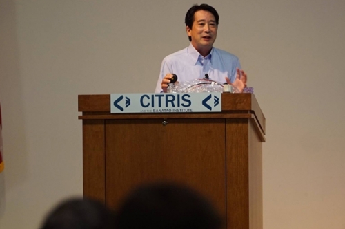 Kenichi Soga delivers CITRIS seminar_fall 2016