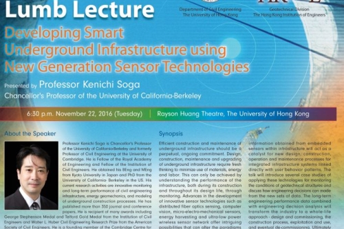 Kenichi Soga Lumb Lecture poster
