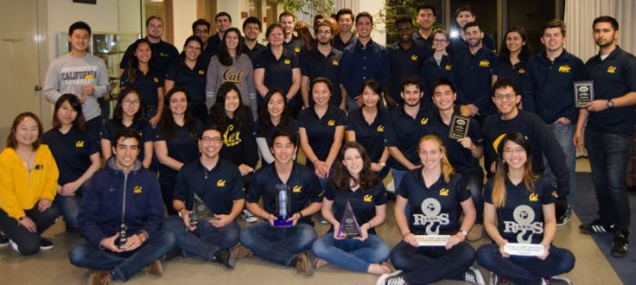Cal Construction Team with Awards