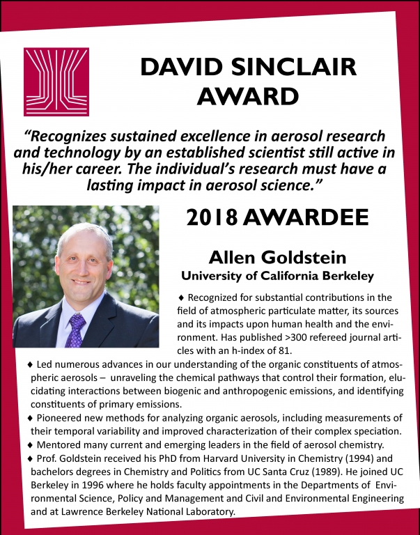 Goldstein AAAR Sinclair Award Poster