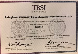 TSBI creativity award