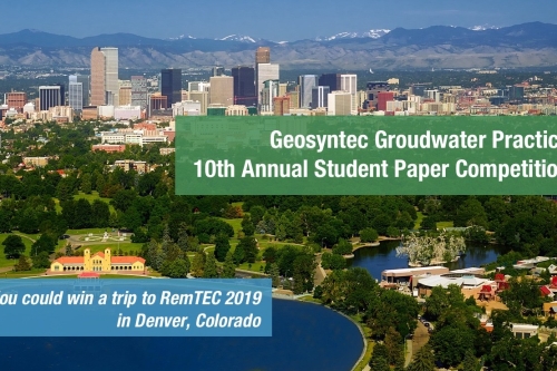 2019 Geosyntec Groundwater Student Paper Competition