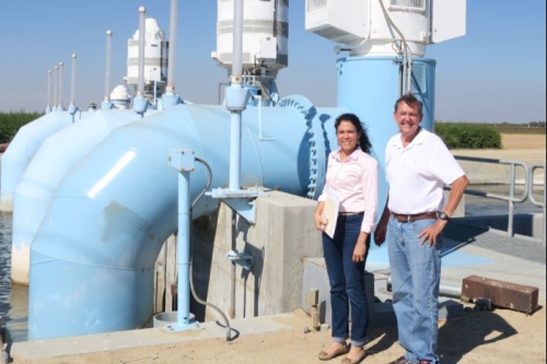 Dick Luthy and Isela Medina work for a sustainable water supply in CA