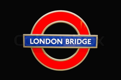 London Bridge Underground sign