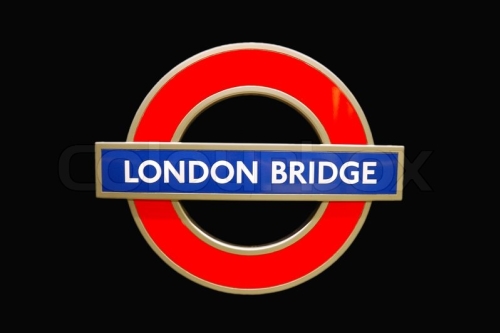 London Bridge Underground sign